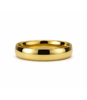 Anillo Dorado Clásico Liso - Imagen 4