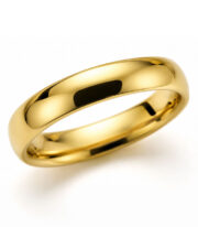 Anillo Dorado Clásico Liso - Imagen 2