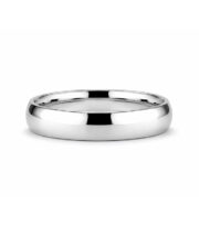 Anillo Plateado Clásico Liso - Imagen 2