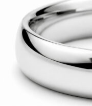 Anillo Plateado Clásico Liso - Imagen 4