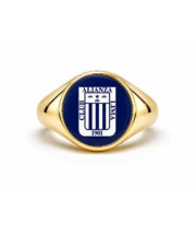 Anillo Dorado Tipo Sello Alianza Lima - Imagen 3